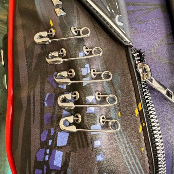 Her Universe Spider-Man: Across The Spider-Verse Spider-Punk Chase Mini Backpack - Picture 9 of 10